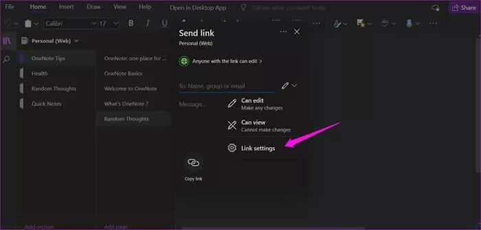 How-to-Share-OneNote-Notebook-on-Desktop-and-Mobile-17_935adec67b324b146ff212ec4c69054f كيفية مشاركة ملاحظات OneNote على الكمبيوتر والجوال