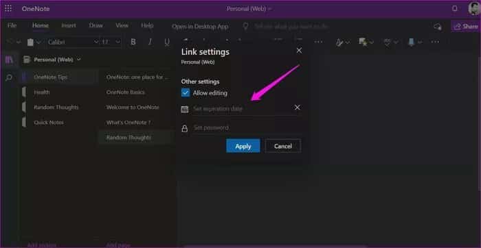 How-to-Share-OneNote-Notebook-on-Desktop-and-Mobile-18_935adec67b324b146ff212ec4c69054f كيفية مشاركة ملاحظات OneNote على الكمبيوتر والجوال