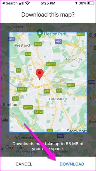 كيفية استخدام Google Maps في وضع عدم الاتصال على Android و iOS - %categories