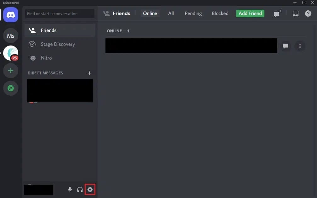 Launch-Discord-and-navigate-to-User-settings كيفية تعطيل Discord Overlay