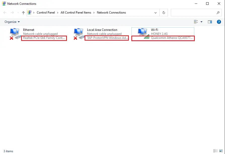 Navigate-to-SettingsNetwork-and-Internet-Status-Change-adapter-options إصلاح تعذر على Windows اكتشاف إعدادات الخادم الوكيل البروكسي لهذه الشبكة تلقائيًا