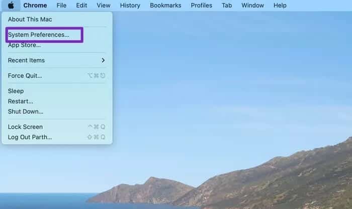 Open-system-preferences-menu_935adec67b324b146ff212ec4c69054f كيفية استخدام لوحة مفاتيح Windows مع جهاز Mac