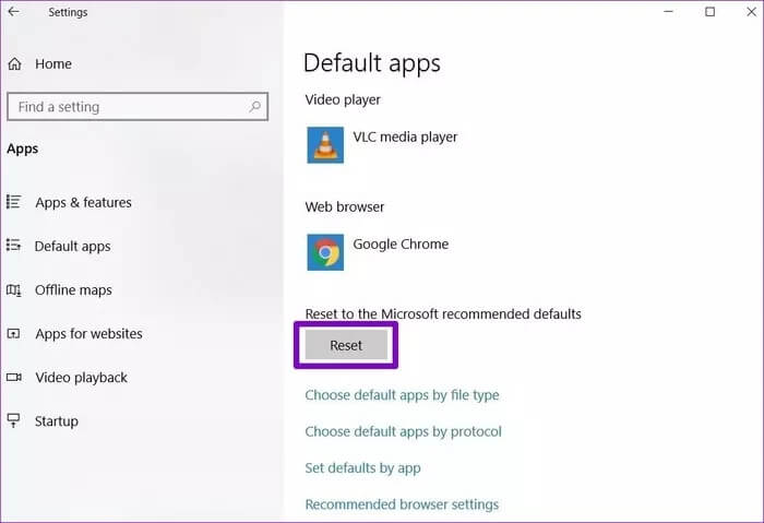 Reset-Default-Apps-on-Windows_935adec67b324b146ff212ec4c69054f كيفية تغيير التطبيقات الافتراضية على Windows 10