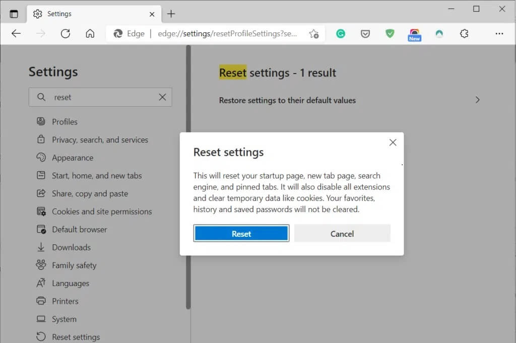 Reset-Edge-Settings-1024x681-1 كيفية إصلاح عدم تحميل تعليقات YouTube