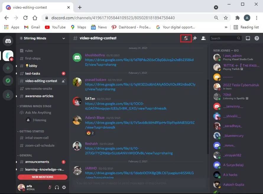 See-a-redline-crossing-over-the-bell-icon كيفية تعطيل إشعارات Discord