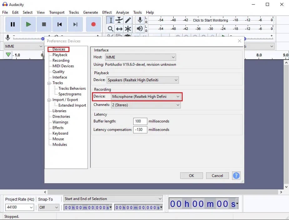 Select-Microphone-and-click-on-OK كيفية تسجيل الصوت على Discord