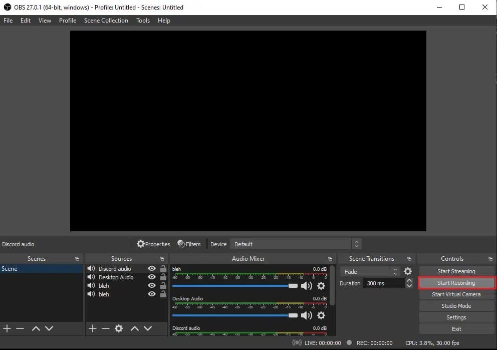 Slick-on-Start-recording-under-the-Controls-section كيفية تسجيل الصوت على Discord