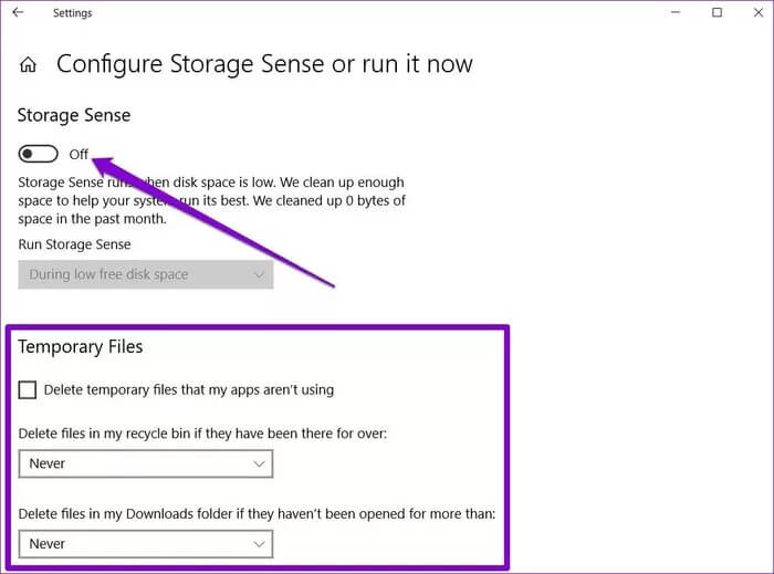 Stop-Auto-Delete-in-Recycle-Bin_935adec67b324b146ff212ec4c69054f كيفية إفراغ سلة المحذوفات تلقائيا على Windows 10