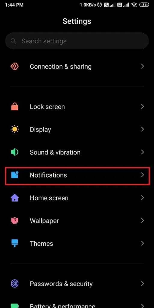 Tap-on-Notifications-or-Apps-and-notifications-512x1024-1 كيفية تعطيل إشعارات Discord
