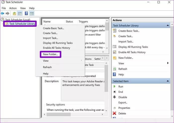 Task-Scheduler-in-Windows-10_935adec67b324b146ff212ec4c69054f كيفية إفراغ سلة المحذوفات تلقائيا على Windows 10