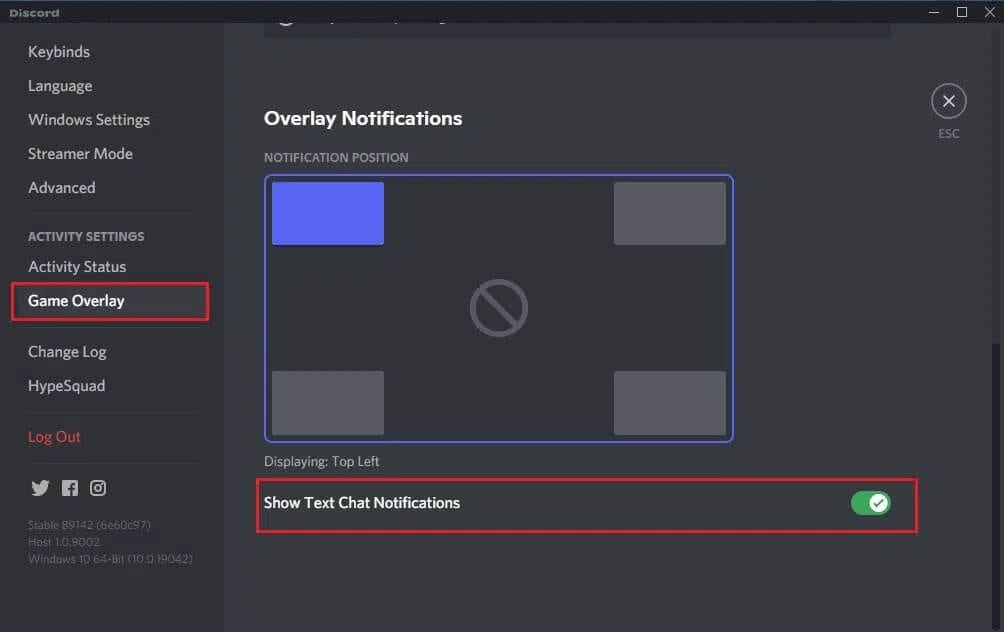 Toggle-off-the-option-titled-Show-text-chat-notifications-toggle كيفية تعطيل Discord Overlay
