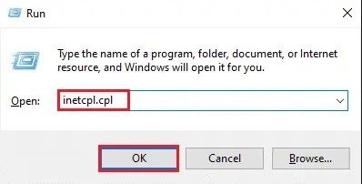 Type-inetcpl.cpl-in-the-dialog-box-and-hit-enter. إصلاح تعذر على Windows اكتشاف إعدادات الخادم الوكيل البروكسي لهذه الشبكة تلقائيًا