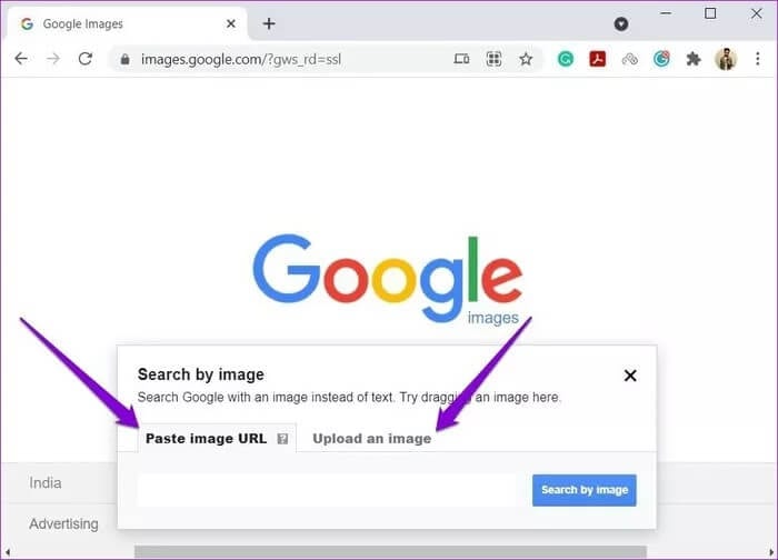 Upload-an-Image-in-Google-Images_935adec67b324b146ff212ec4c69054f كيفية البحث العكسي عن الصور على الهاتف المحمول والكمبيوتر الشخصي