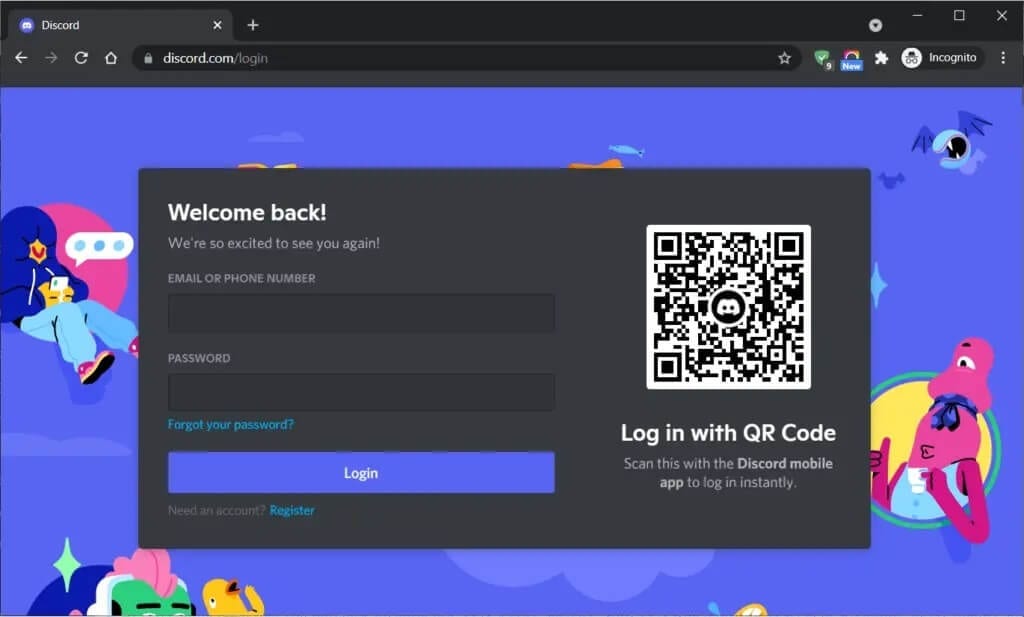 Use-Incognito-Window-to-access-Discord-1024x617-1 إصلاح خطأ تقييم خطأ معدل محدود في Discord