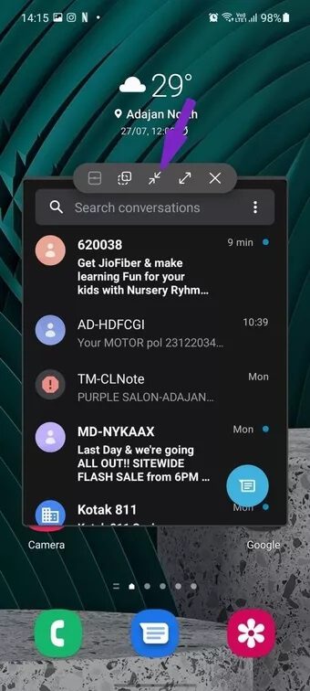 app-minimize_7c4a12eb7455b3a1ce1ef1cadcf29289 كيفية استخدام خاصية النوافذ المتعددة Multi Window على هواتف Samsung Galaxy