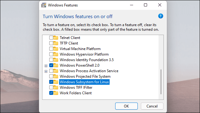 b1-install-wsl كيفية تثبيت نظام Windows الفرعي لنظام Linux على Windows 11
