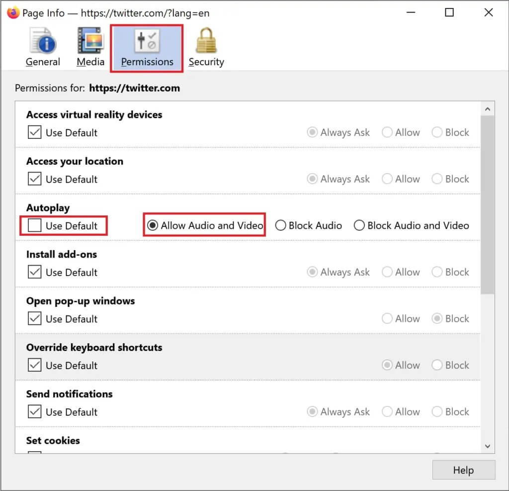 click-on-allow-audio-and-video-under-firefox-autop-1024x987-1 كيفية إصلاح عدم تشغيل Firefox لمقاطع الفيديو