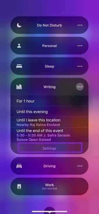 click-on-settings_7c4a12eb7455b3a1ce1ef1cadcf29289 كيفية إنشاء وضع التركيز بشكل مخصص على iPhone