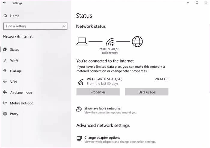 connected-to-internet_2021-07-20-130000_935adec67b324b146ff212ec4c69054f أفضل 7 طرق لحل مشكل الصفحة الفارغة بدون عنوان في Google Chrome