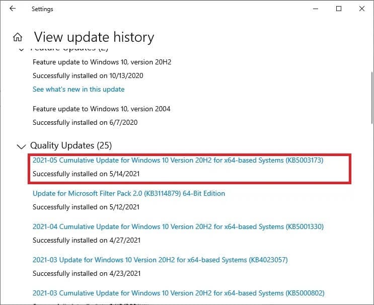 إصلاح خطأ في تحديث Windows Update 0x800704c7 - %categories