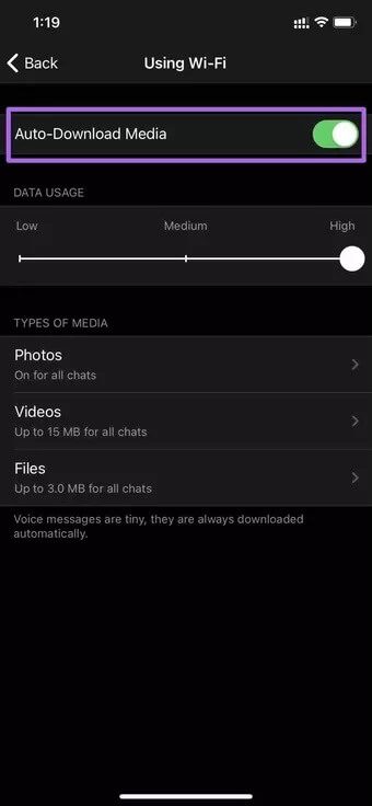 disable-auto-media-download_7c4a12eb7455b3a1ce1ef1cadcf29289 كيفية إيقاف الحفظ التلقائي للصور ومقاطع الفيديو على Telegram