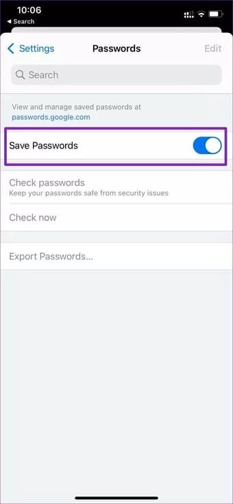 disable-save-passwords-in-iphone_7c4a12eb7455b3a1ce1ef1cadcf29289 كيفية منع Google Chrome من طلب حفظ كلمات المرور