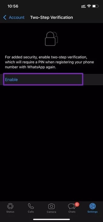 enable-two-step-verification_7c4a12eb7455b3a1ce1ef1cadcf29289 كيفية تأمين Whatsapp من خلال التحقق بخطوتين