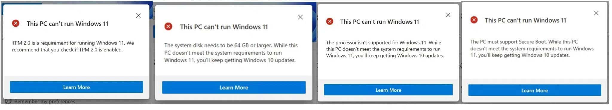 إصلاح خطأ هذا الكمبيوتر لا يمكنه تشغيل Windows 11 - %categories