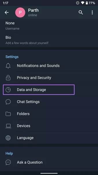 go-to-data-and-storage_7c4a12eb7455b3a1ce1ef1cadcf29289 كيفية إيقاف الحفظ التلقائي للصور ومقاطع الفيديو على Telegram