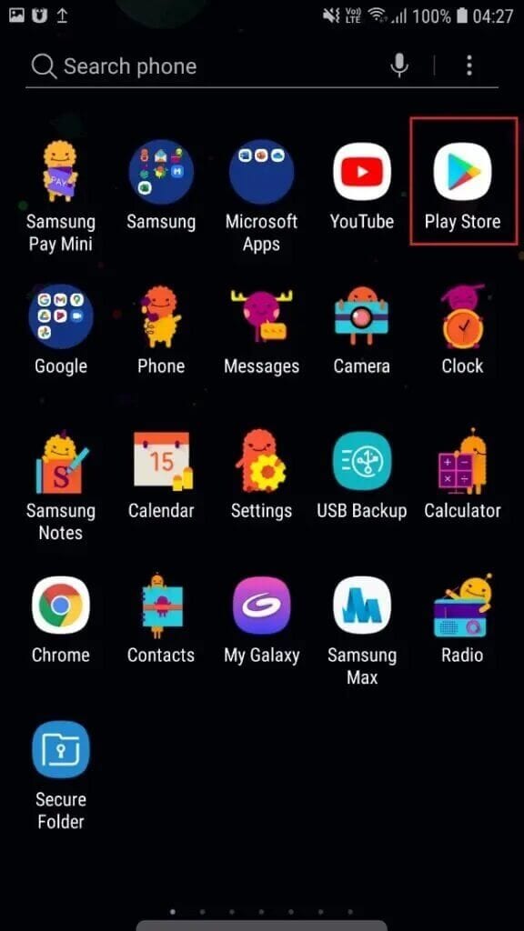 go-to-the-play-store-on-your-mobile-576x1024-1 كيفية إصلاح عدم عمل بحث Spotify