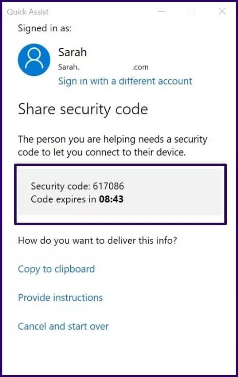 guide-to-using-quick-assist-on-windows-10-step-10_4d470f76dc99e18ad75087b1b8410ea9 كيفية استخدام المساعدة السريعة على Windows 10