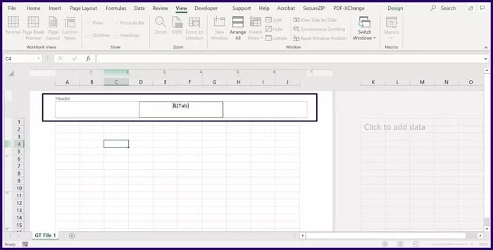 insert-headers-and-footers-in-excel-step-11_935adec67b324b146ff212ec4c69054f كيفية إدراج الرؤوس والتذييلات في Microsoft Excel