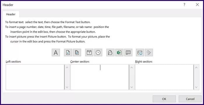 insert-headers-and-footers-in-excel-step-19_935adec67b324b146ff212ec4c69054f كيفية إدراج الرؤوس والتذييلات في Microsoft Excel