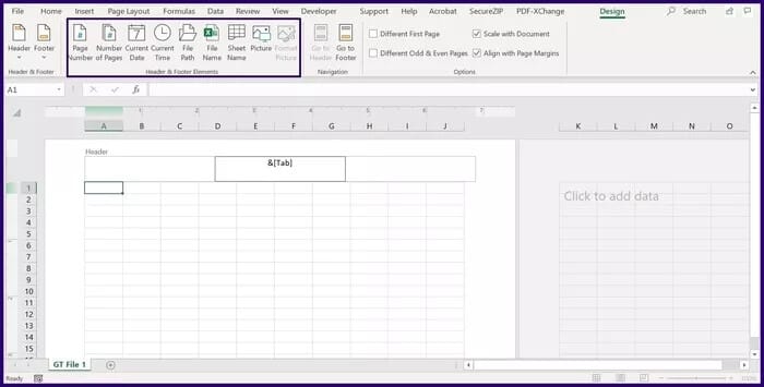insert-headers-and-footers-in-excel-step-5_935adec67b324b146ff212ec4c69054f كيفية إدراج الرؤوس والتذييلات في Microsoft Excel