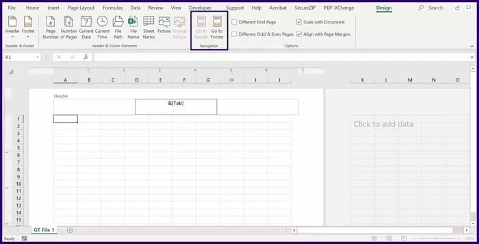 insert-headers-and-footers-in-excel-step-6_935adec67b324b146ff212ec4c69054f كيفية إدراج الرؤوس والتذييلات في Microsoft Excel