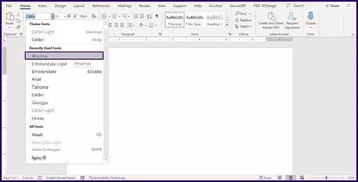 insert-tick-symbols-in-microsoft-word-step-15_2021-07-22-155233_935adec67b324b146ff212ec4c69054f أفضل 4 طرق لإدراج علامة اختيار أو رمز التجزئة في تطبيقات Microsoft Office