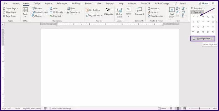 insert-tick-symbols-in-microsoft-word-step-4_935adec67b324b146ff212ec4c69054f أفضل 4 طرق لإدراج علامة اختيار أو رمز التجزئة في تطبيقات Microsoft Office