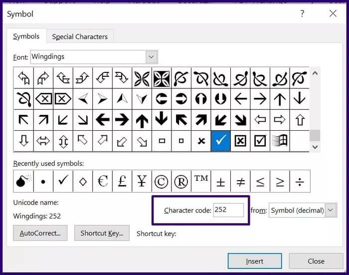 insert-tick-symbols-in-microsoft-word-step-7_935adec67b324b146ff212ec4c69054f أفضل 4 طرق لإدراج علامة اختيار أو رمز التجزئة في تطبيقات Microsoft Office