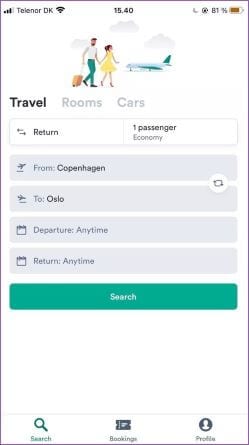 kiwi-app-interface_935adec67b324b146ff212ec4c69054f أفضل 5 تطبيقات لحجز تذاكر الطيران لأجهزة iPhone