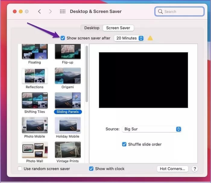 mac-desktop-screensaver-turn-off_935adec67b324b146ff212ec4c69054f كيفية ضبط وتخصيص شاشة التوقف على Mac