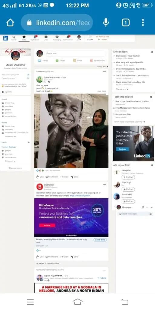 now-linkedin-will-be-displayed-on-the-desktop-sit-512x1024-1 كيفية عرض موقع LinkedIn لسطح المكتب من Android / iOS
