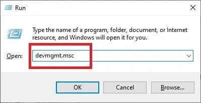 now-to-proceed-to-device-manager-type-devmgmt-msc إصلاح خلاط الصوت لا يفتح على نظام التشغيل Windows 10