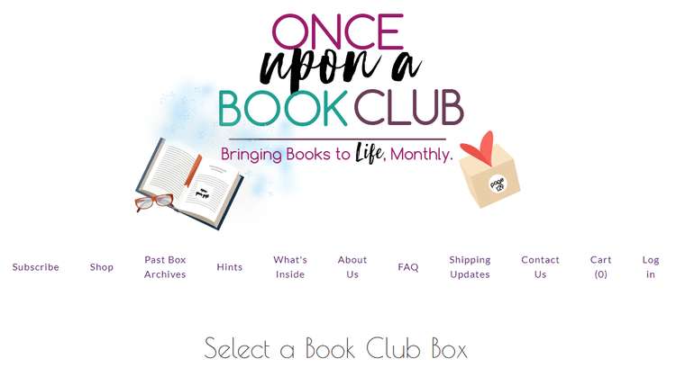 once-upon-a-book-club أفضل 7 صناديق للاشتراك للحصول على الكتب