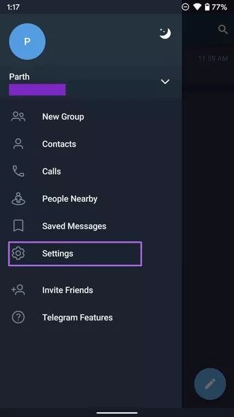 open-telegram-settings-on-android_7c4a12eb7455b3a1ce1ef1cadcf29289 كيفية إيقاف الحفظ التلقائي للصور ومقاطع الفيديو على Telegram