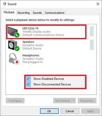 إصلاح عدم وجود الصوت مع HDMI في Windows 10 عند الاتصال بالتلفزيون - %categories