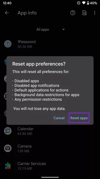 reset-apps-on-android_7c4a12eb7455b3a1ce1ef1cadcf29289 أفضل 7 طرق لإصلاح خطأ متجر Google Play عالق في التحقق من وجود تحديثات