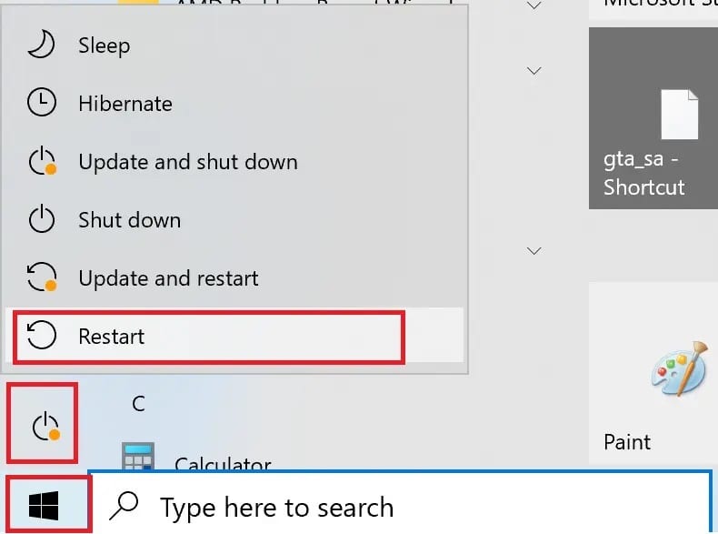 restart-your-pc كيفية إصلاح عدم تشغيل Firefox لمقاطع الفيديو