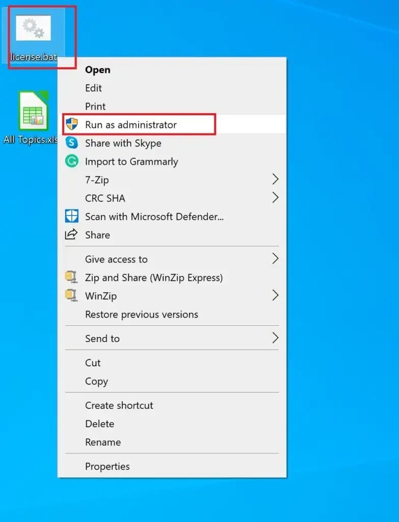 right-click-on-locate-license-bat-and-then-select-783x1024-1 إصلاح عدم عمل تطبيقات Windows 10