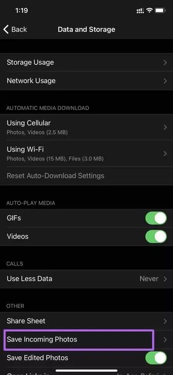 save-incoming-photos_7c4a12eb7455b3a1ce1ef1cadcf29289 كيفية إيقاف الحفظ التلقائي للصور ومقاطع الفيديو على Telegram