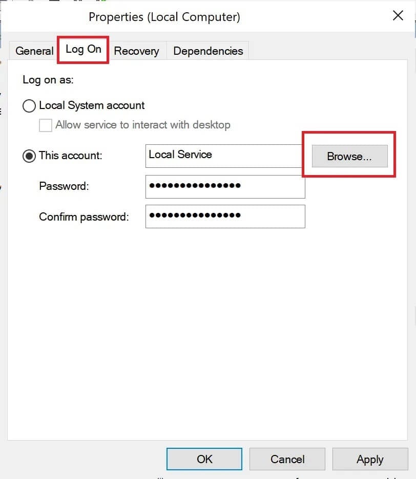 select browse - كيفية إصلاح عدم فتح Avast على نظام Windows